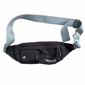 Waterfly Black Belt Bag for Men